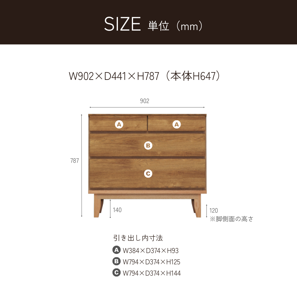 -ramsey- 90-3ローチェスト